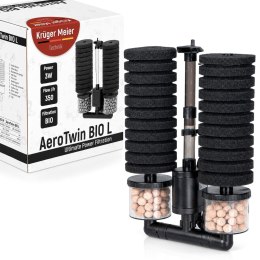 Kruger Meier AeroTwin BIO L - filtr wewnętrzny gąbkowy z biofiltracją Kruger Meier