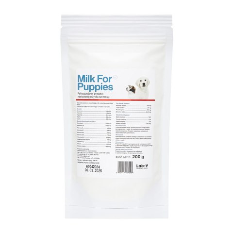 Lab-v Milk For Puppies-mleko dla szczeniąt 200g LAB-V