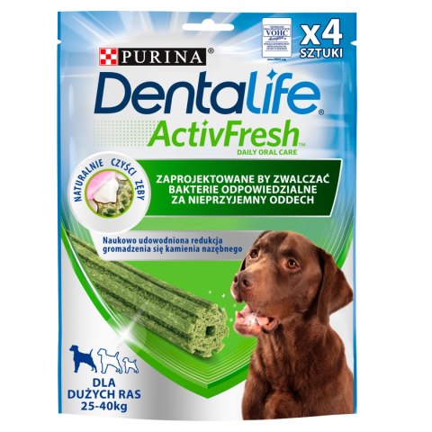 Purina Dentalife Activefresh Przysmak Dla Psa 142g 4 Sztuki Purina