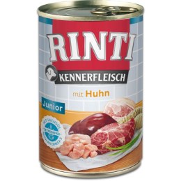 Rinti Kennerfleisch Junior Huhn Karma Mokra dla Psa - Kurczak 400g Rinti
