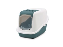 SAVIC NESTOR toaleta dla kotów BIAŁA/NORDIC GREEN 56x39x38,5cm Savic