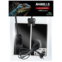 Terrario Amarillo 14W - mata grzewcza z termostatem LCD Terrario