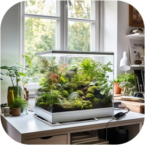 Terrario Amarillo 20W - mata grzewcza z termostatem LCD Terrario
