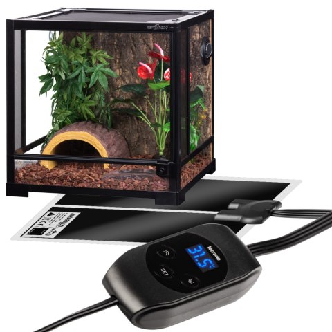 Terrario Amarillo 20W - mata grzewcza z termostatem LCD Terrario