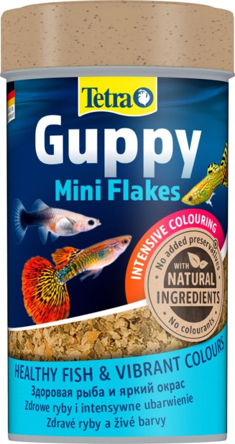 Tetra Guppy Mini Flakes Pokarm Dla Gupików 100ml TETRA