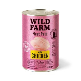 WILD FARM Pate with Chicken 400g - bezglutenowa karma dla kota Wild Farm