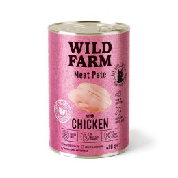 WILD FARM Pate with Chicken 400g - bezglutenowa karma dla kota Wild Farm