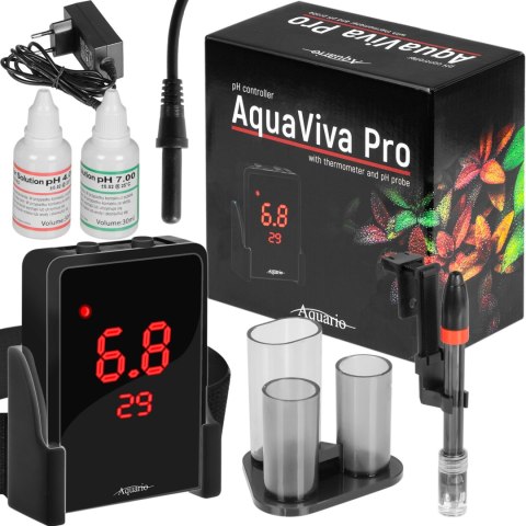 Aquario Exclusive 2.0 - zestaw CO2 z elektrozaworem i komputerem pH Aquario