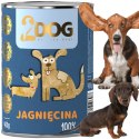 MOKRA KARMA DLA PSA 100% JAGNIĘCINA 400g MONOPROTEINOWA HIPOALERGICZNA
