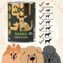 MOKRA KARMA DLA PSA SARNA 400 g MONOPROTEINOWA HIPOALERGICZNA Z BŁONNIKIEM