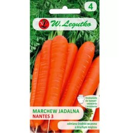Marchew jadalna 'Nantes 3' (Nantejska) - odmiana średnio wczesna W.Legutko