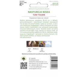 Nasturcja 'Tom Thumb' - niska, barwna mieszanka W.Legutko