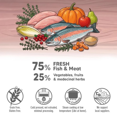 Zestaw 3 x300 g półwilgotnego przysmaku z wołowina bez zbóż i glutenu. ARQUIVET FRESH