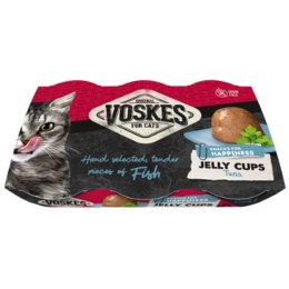 Voskes Jelly Cups Tuna - galaretka z tuńczykiem przysmak dla kota 6x25g Voskes