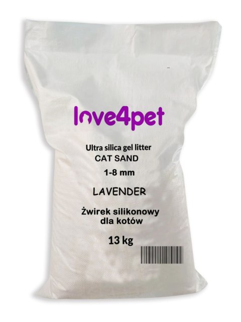 Żwirek Silikonowy dla Kota Cat Sand Lavender 13kg Cat Sand