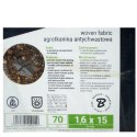 Agrotkanina PP czarna UV, 70g, 1,6 x 15m Bradas