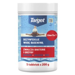 Chlortix T - Dezynfekuje Wodę Basenową 1kg (5 X 200g) Target