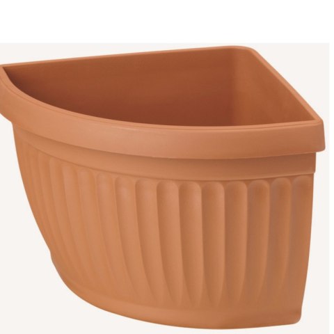 Donica Dona narożna - terrakota FORM-PLASTIC