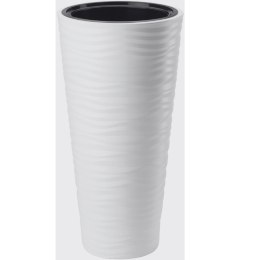 Donica Sahara Dunes Slim okrągła 30 - biały FORM-PLASTIC