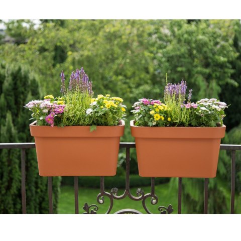 Donica balustradowa LOBELIA 450x290 - ceglasty LAMELA