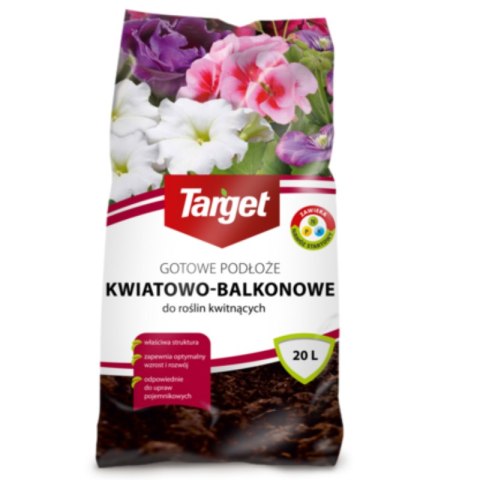 Gotowe podłoże kwiatowo-balkonowe 20 L Target
