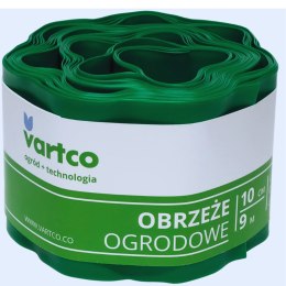 Obrzeże ogrodowe faliste zielone 15cm 9mb AGAPLAST