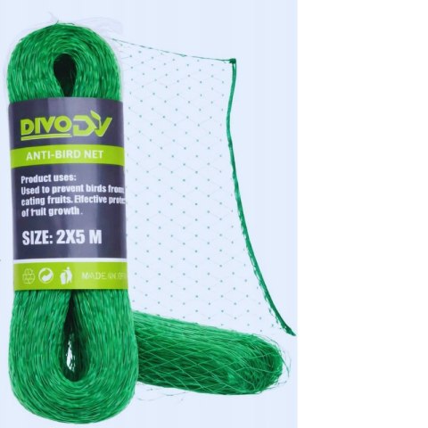 Siatka ochronna przeciw ptakom 2x5m DIVODV