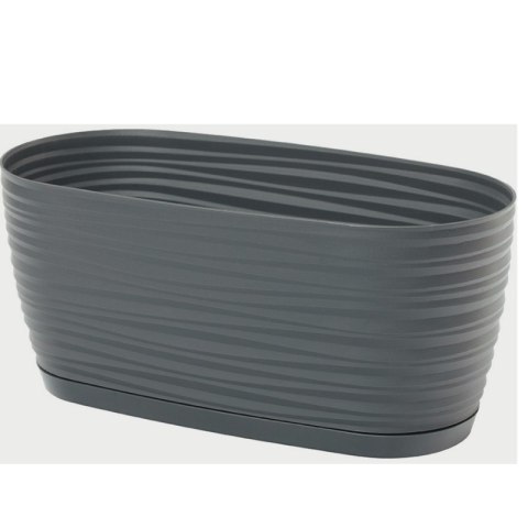 Skrzynka Sahara Petit 27 z podstawką - antracyt FORM-PLASTIC