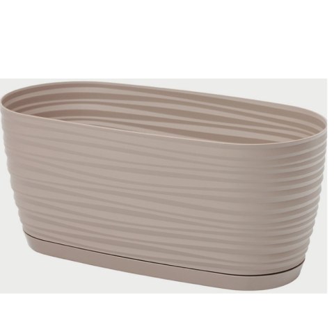 Skrzynka Sahara Petit 27 z podstawką - szaro-beżowy FORM-PLASTIC
