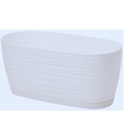 Skrzynka Sahara Petit 31 z podstawką - biały FORM-PLASTIC