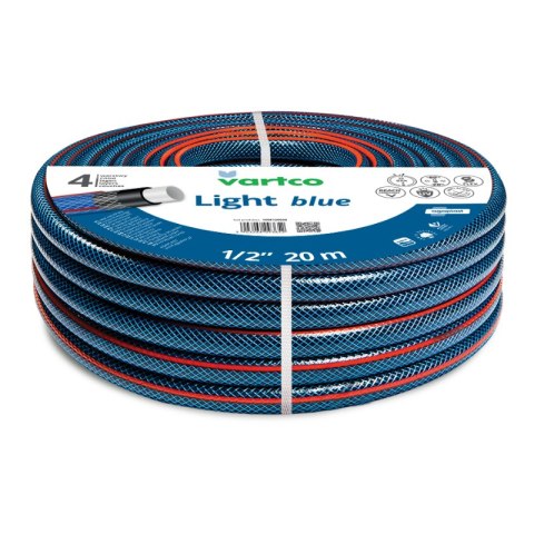 Wąż ogrodowy VARTCO LIGHT BLUE 3/4" 20mb AGAPLAST