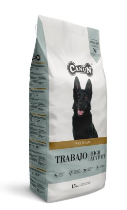 Canun Trabajo - karma premium dla psów energicznych i myśliwskich z kurczakiem i ryżem 15kg Canun Premium