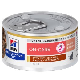 HILL'S PD Prescription Diet Feline On-Care Chicken&Vegatables Stews 82g Hills
