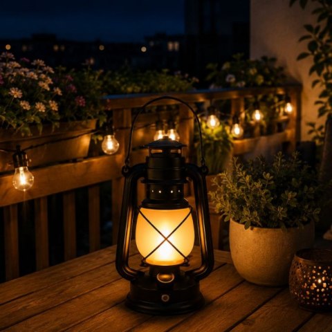Lampion retro LED do ogrodu VERK GROUP