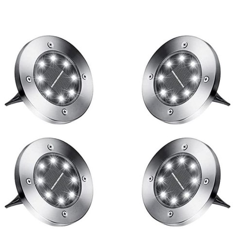 Lampki Solarne Gruntowe LED 4 Szt. VERK GROUP