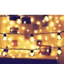 Lampki solarne ogrodowe girlanda 20 LED z czujnikiem zmierzchu VERK GROUP