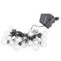 Lampki solarne ogrodowe girlanda 20 LED z czujnikiem zmierzchu VERK GROUP