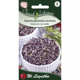 Nasiona na kiełki - kapusta czerwona W.Legutko