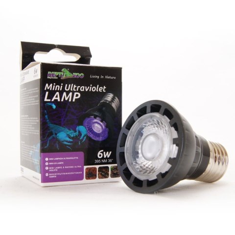 Repti-Zoo Mini UV LED 6W - Lampa LED fioletowa UV dla skorpionów Repti-Zoo