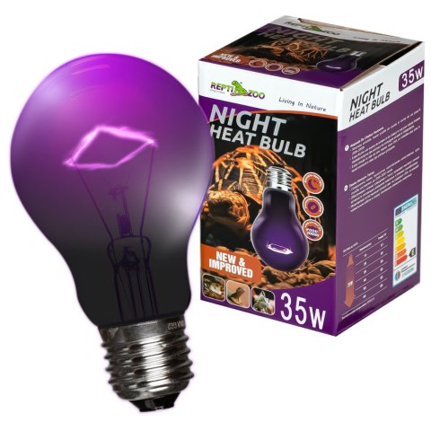 Repti-Zoo Night Heat Bulb 35W - żarówka grzewcza nocna Repti-Zoo
