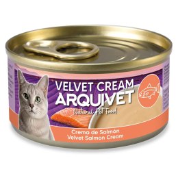 Arquivet Velvet kremowa puszka dla kota o smaku łososia 80g Arquivet