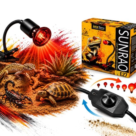 Aventerra Sweden SUNRAO - lampa do terrarium z regulacją mocy Aventerra