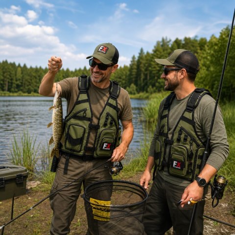 Fishing Expedition CombiVest Green - kamizelka wędkarska Fishing Expedition