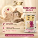 KARMA MOKRA DLA KOTA 2Cat Przepiórka Indyk 98,9% MIĘS PREMIUM 400g BEZ ZBÓŻ