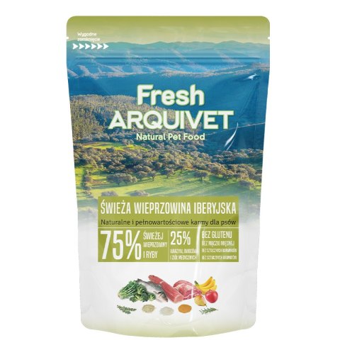 PRÓBKA ARQUIVET FRESH Półwilgotna karma dla psa wieprzowina iberyjska i ryba oceaniczna 100g Arquivet Fresh