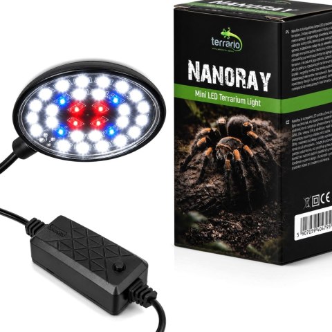 Terrario Nanoray Mini LED 6W - oświetlenie do terrarium 3w1 Terrario