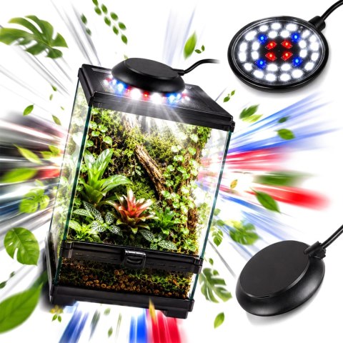 Terrario Nanoray Mini LED 6W - oświetlenie do terrarium 3w1 Terrario