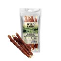 WILD FARM Długi Patyk Ze Skóry Wołowej Z Kaczką 28CM 320G Przysmak Dla Psa Wild Farm