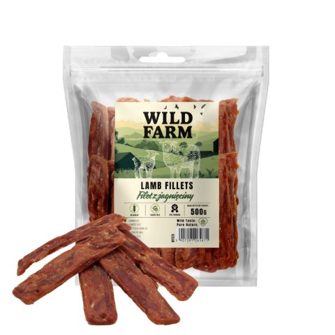 WILD FARM Filet Z Jagnięciny Przysmak Dla Psa 500G Wild Farm