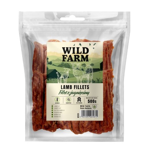 WILD FARM Filet Z Jagnięciny Przysmak Dla Psa 500G Wild Farm